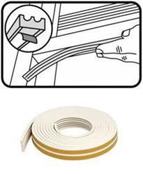 M-D Small Gap EPDM Window Weatherseal (White)