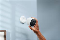 Google - Nest Cam (Battery) - Snow